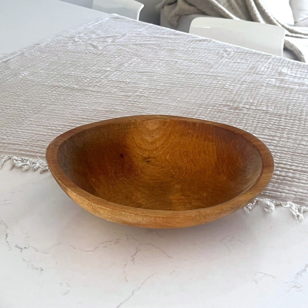 Vintage Primitive Wooden Bowl